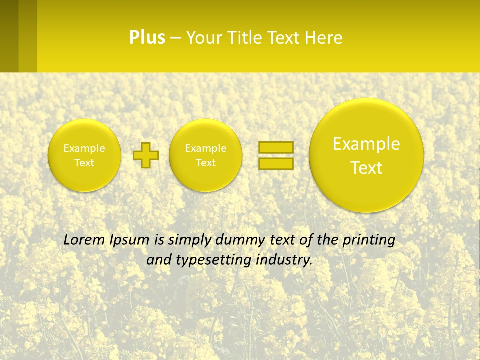 View Landscape Macro PowerPoint Template