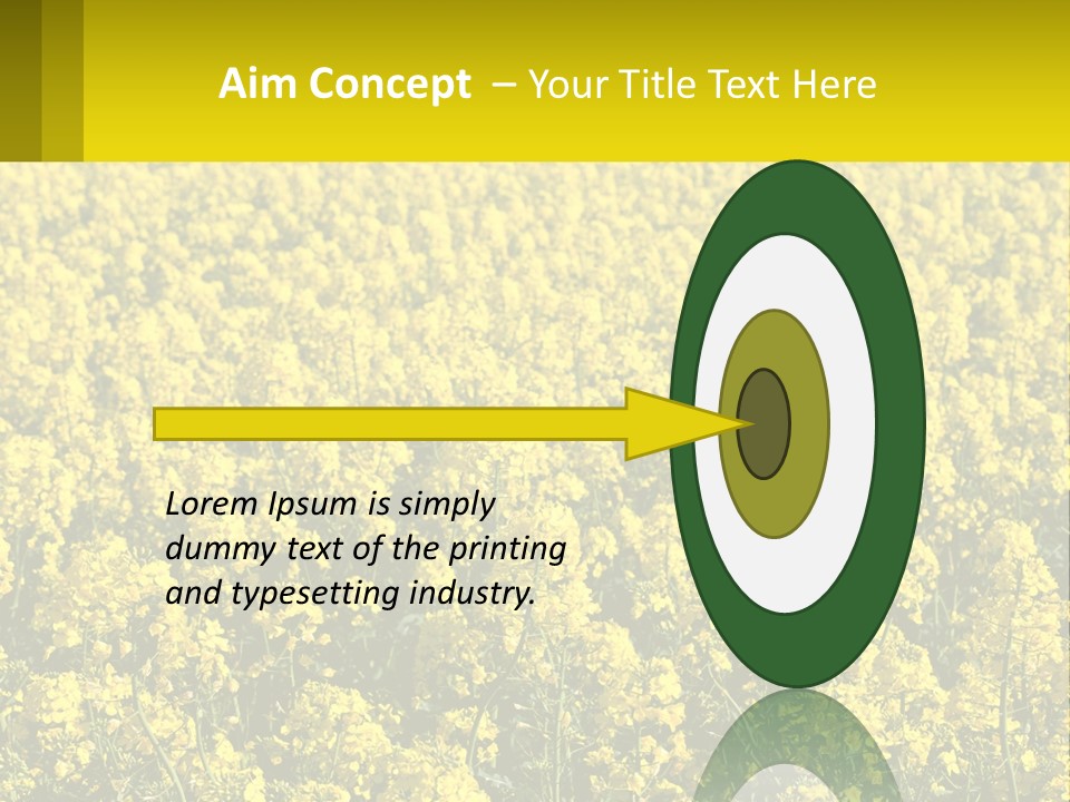 View Landscape Macro PowerPoint Template