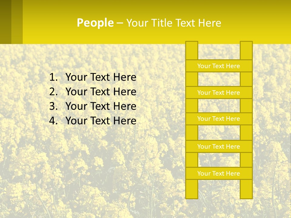 View Landscape Macro PowerPoint Template