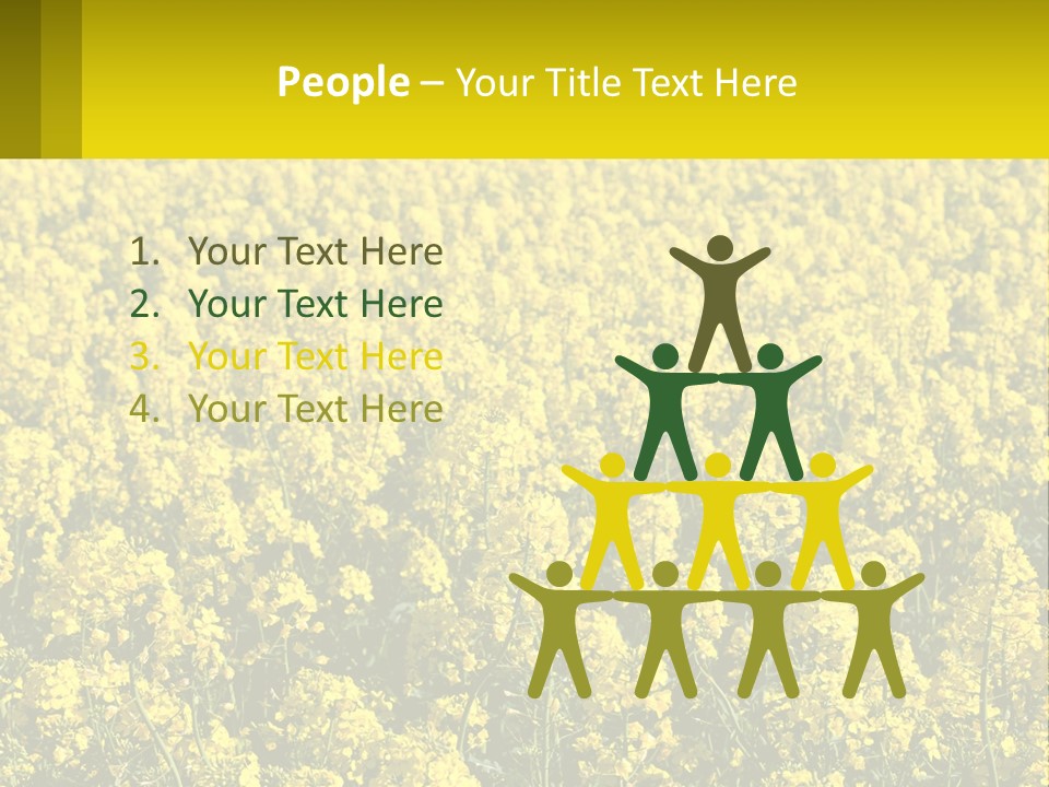 View Landscape Macro PowerPoint Template