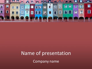 Pink Eastern Panorama PowerPoint Template