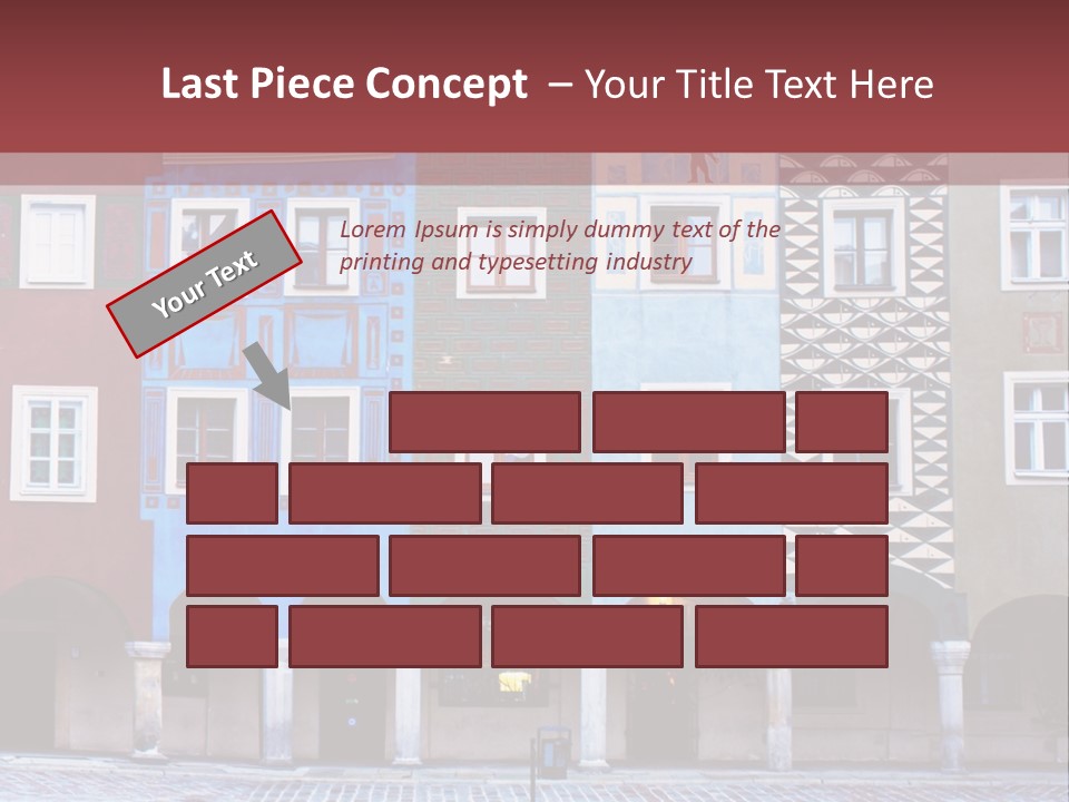 Pink Eastern Panorama PowerPoint Template