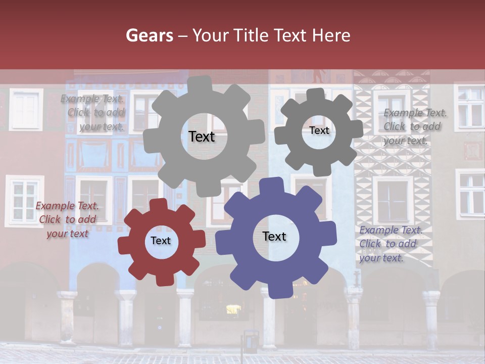 Pink Eastern Panorama PowerPoint Template