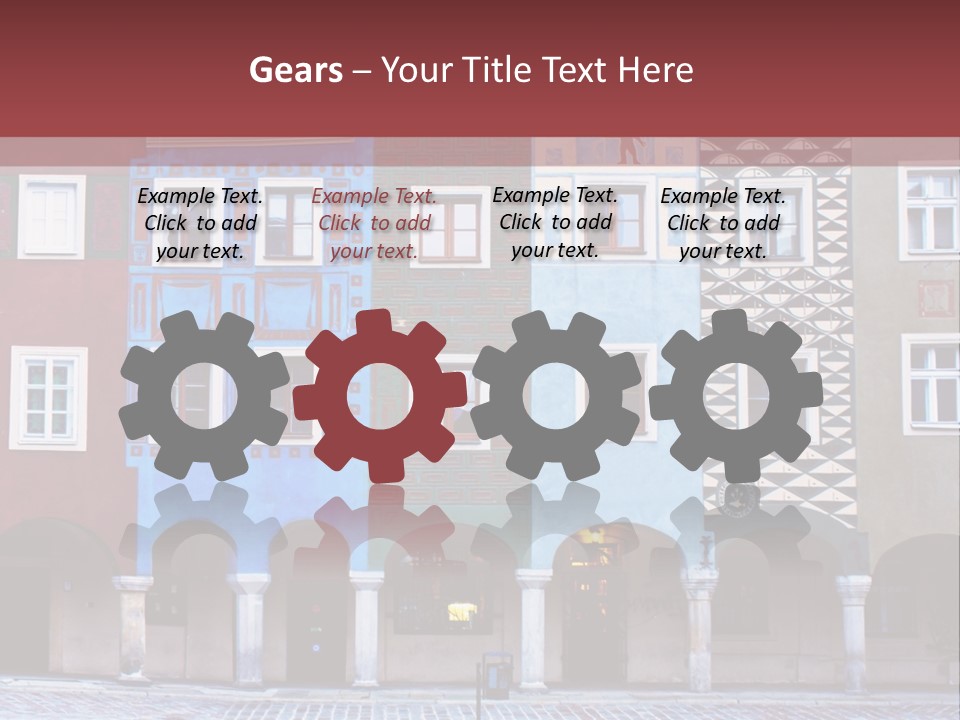 Pink Eastern Panorama PowerPoint Template