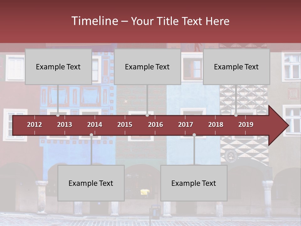Pink Eastern Panorama PowerPoint Template