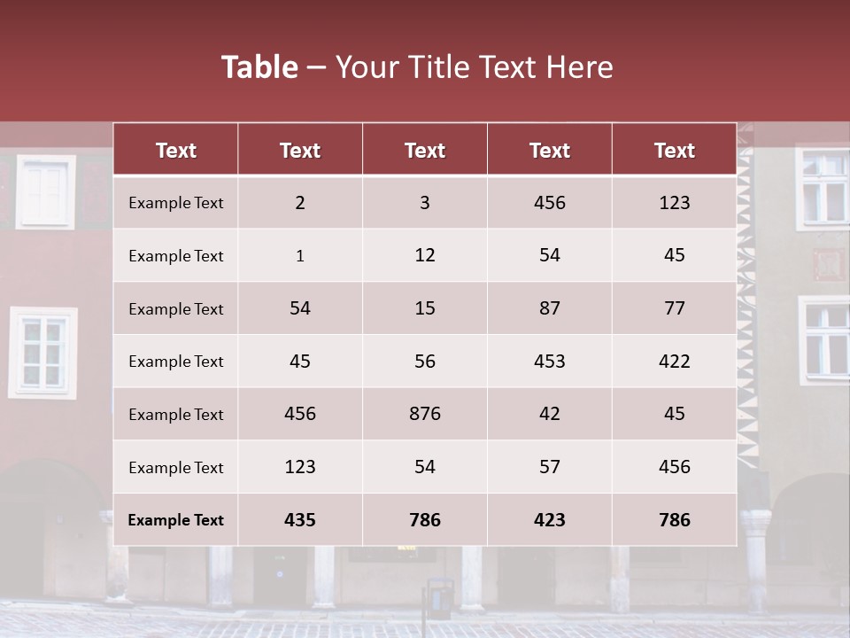 Pink Eastern Panorama PowerPoint Template