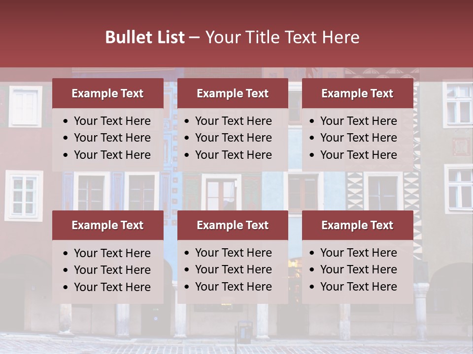 Pink Eastern Panorama PowerPoint Template