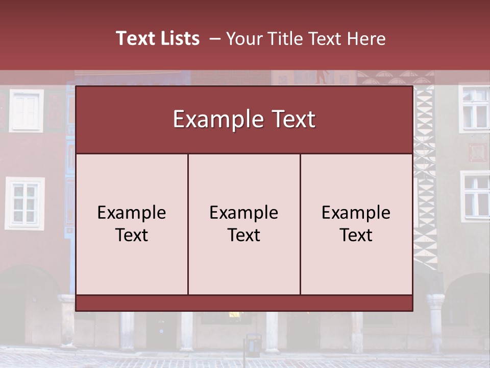 Pink Eastern Panorama PowerPoint Template