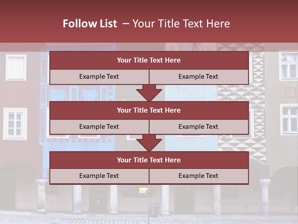 Pink Eastern Panorama PowerPoint Template