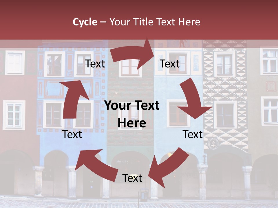 Pink Eastern Panorama PowerPoint Template