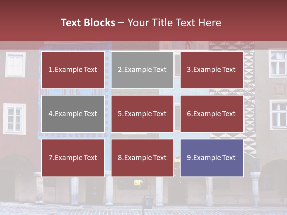 Pink Eastern Panorama PowerPoint Template