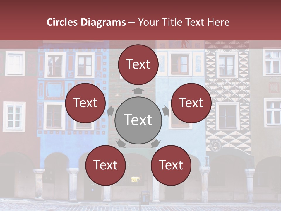 Pink Eastern Panorama PowerPoint Template