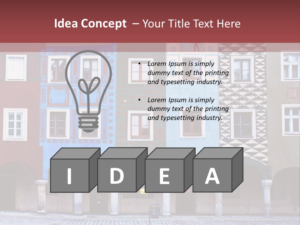 Pink Eastern Panorama PowerPoint Template