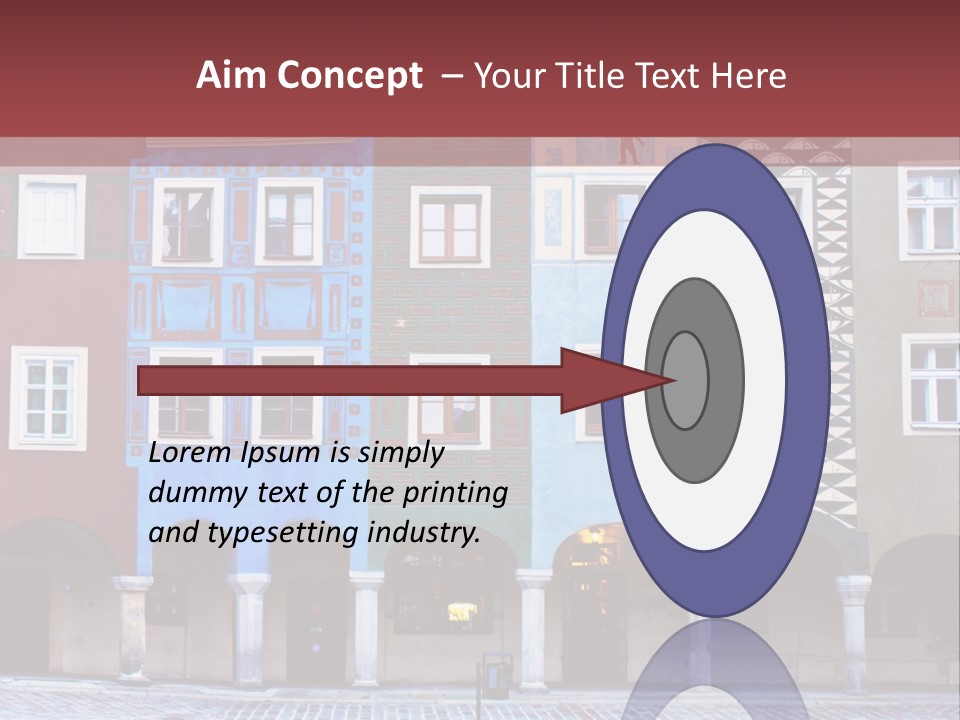 Pink Eastern Panorama PowerPoint Template