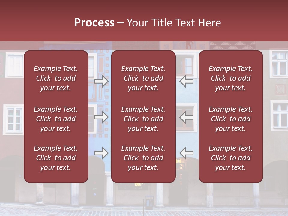 Pink Eastern Panorama PowerPoint Template