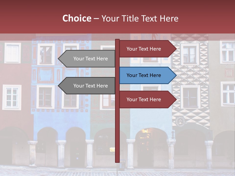 Pink Eastern Panorama PowerPoint Template