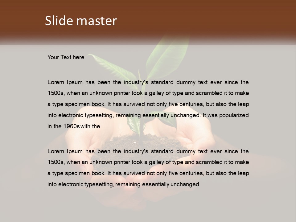 Light Fertile Glow PowerPoint Template