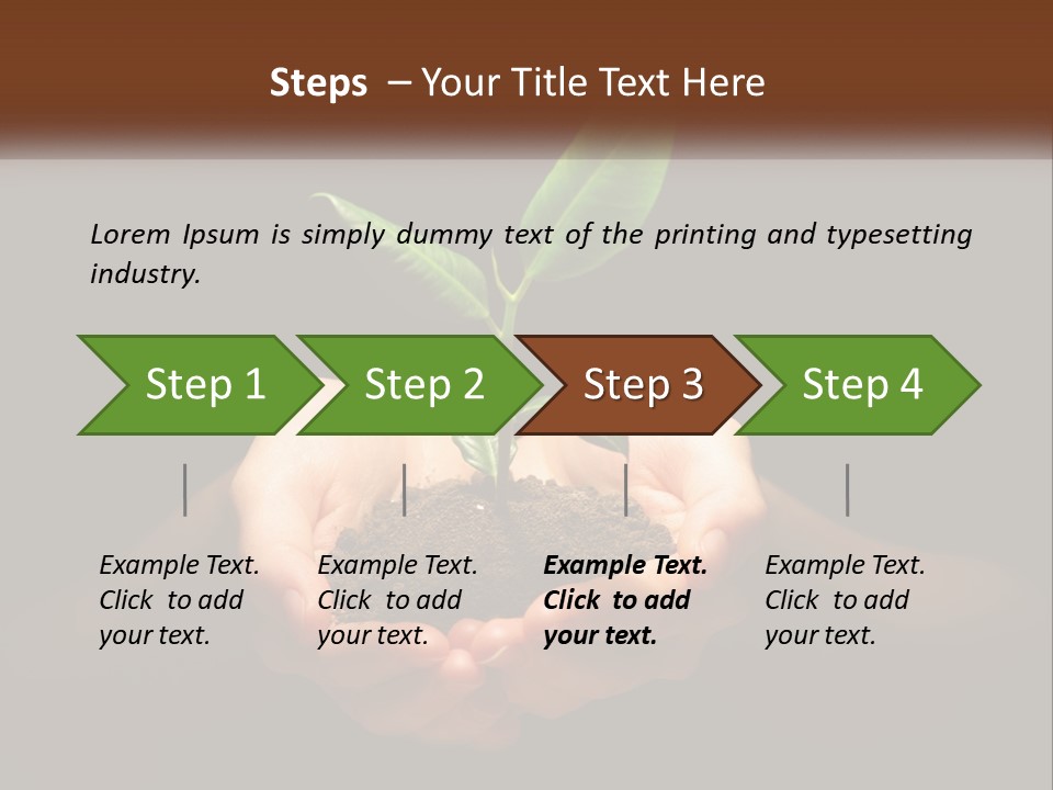 Light Fertile Glow PowerPoint Template
