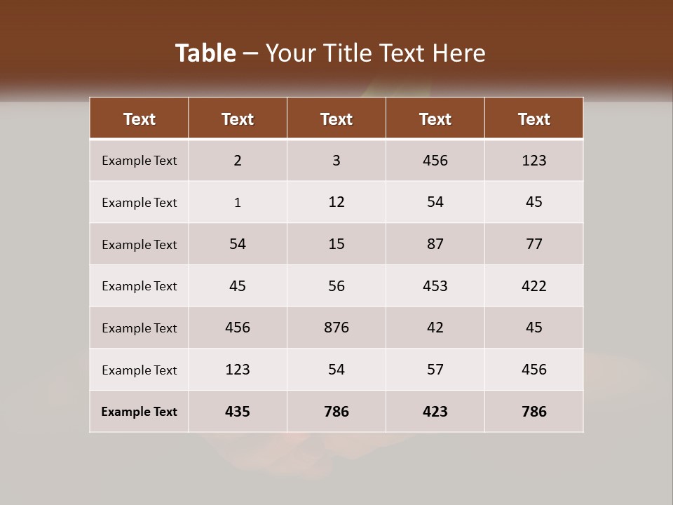 Light Fertile Glow PowerPoint Template