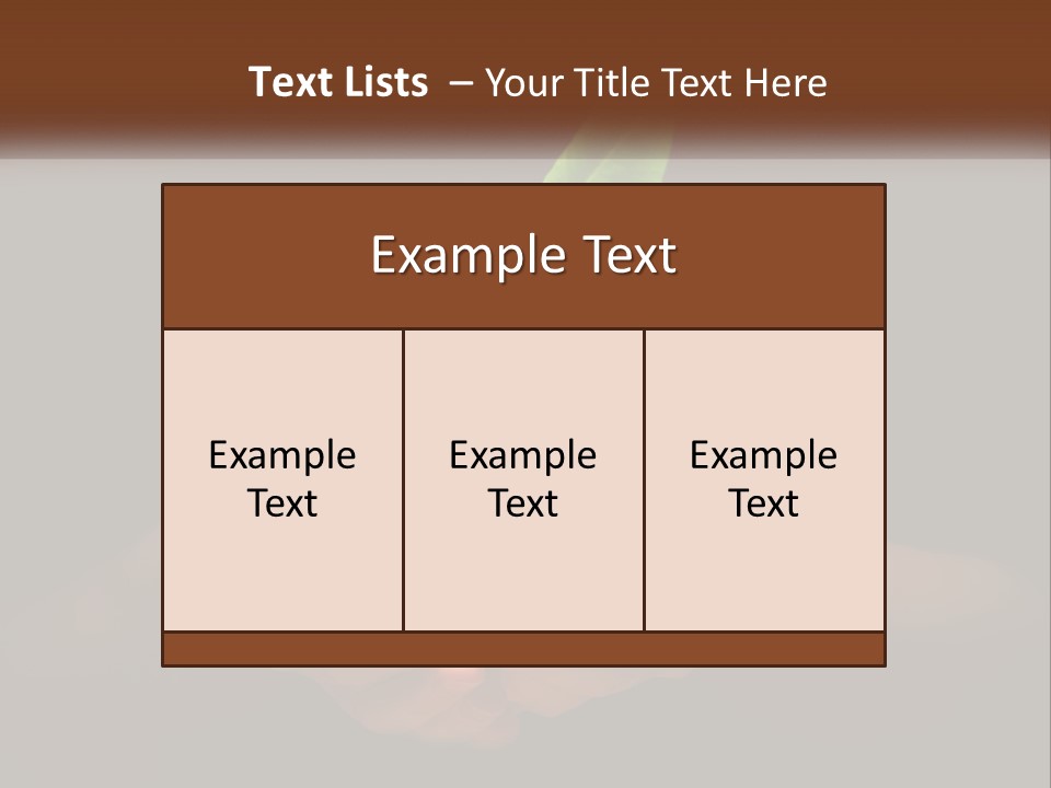 Light Fertile Glow PowerPoint Template