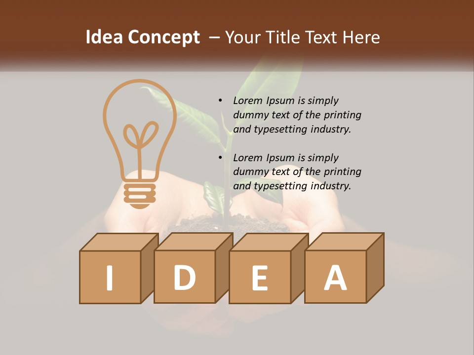 Light Fertile Glow PowerPoint Template