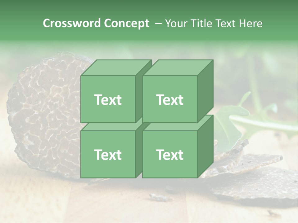 Ristorante Rucola Tuber PowerPoint Template