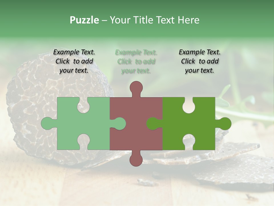 Ristorante Rucola Tuber PowerPoint Template