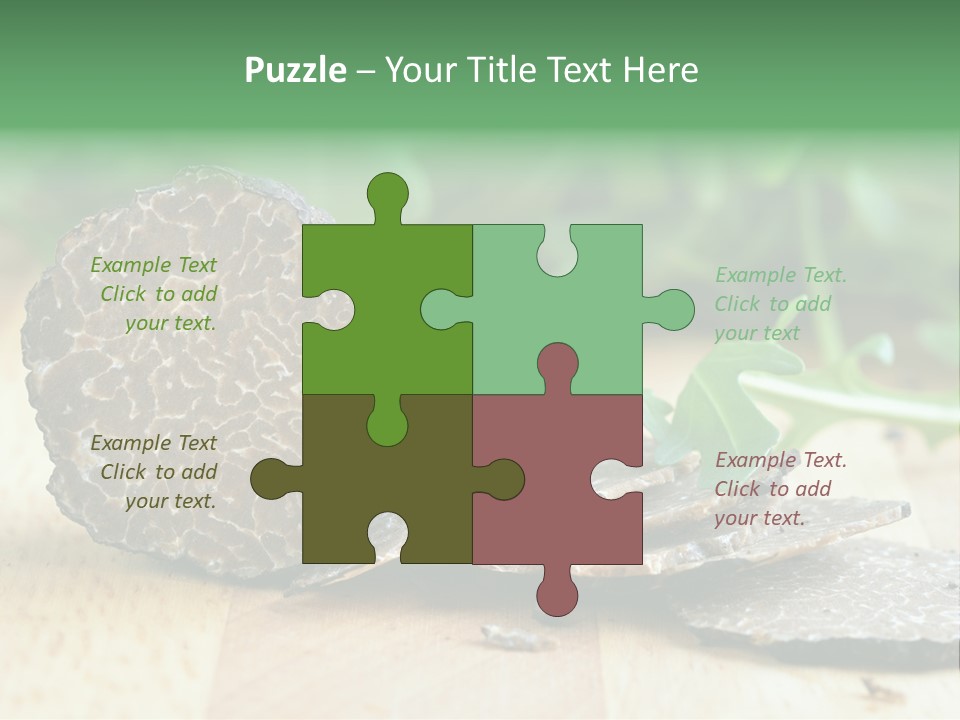 Ristorante Rucola Tuber PowerPoint Template