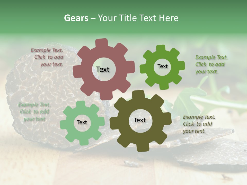 Ristorante Rucola Tuber PowerPoint Template