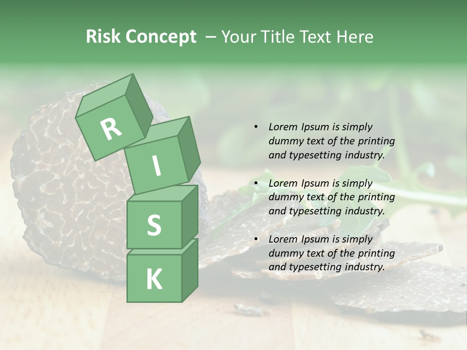 Ristorante Rucola Tuber PowerPoint Template