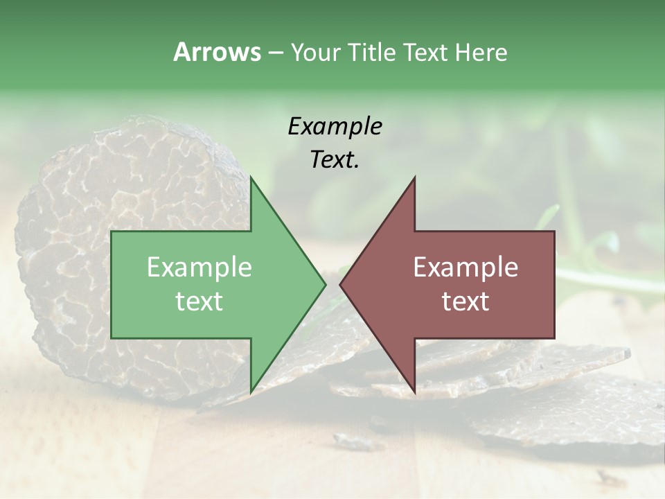 Ristorante Rucola Tuber PowerPoint Template