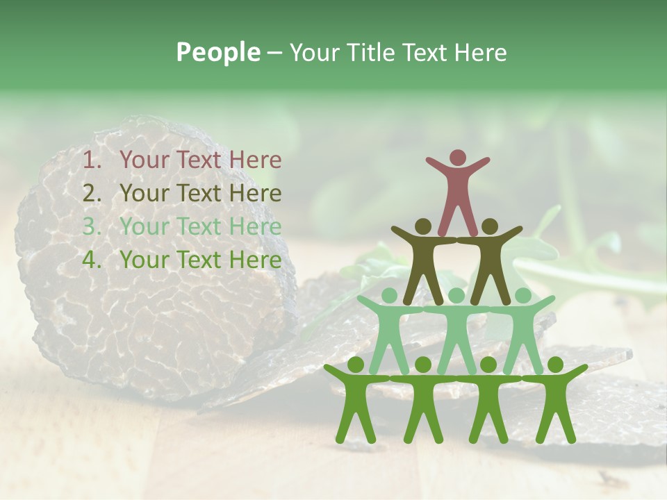 Ristorante Rucola Tuber PowerPoint Template