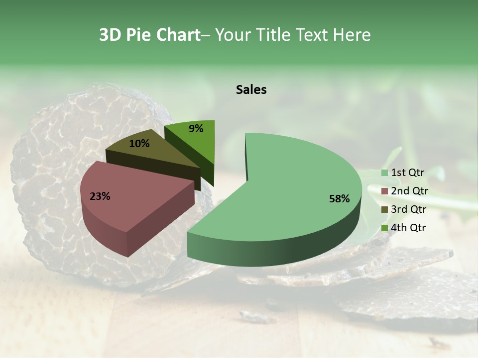 Ristorante Rucola Tuber PowerPoint Template