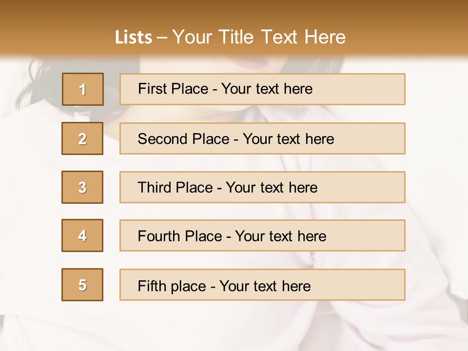 Childhood Small Resting PowerPoint Template