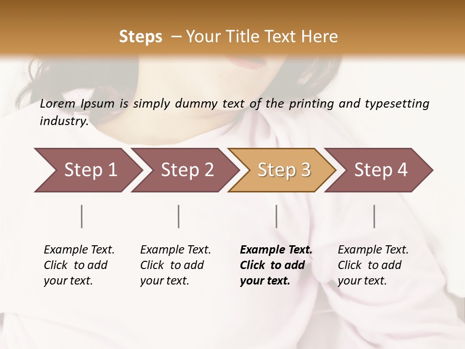 Childhood Small Resting PowerPoint Template