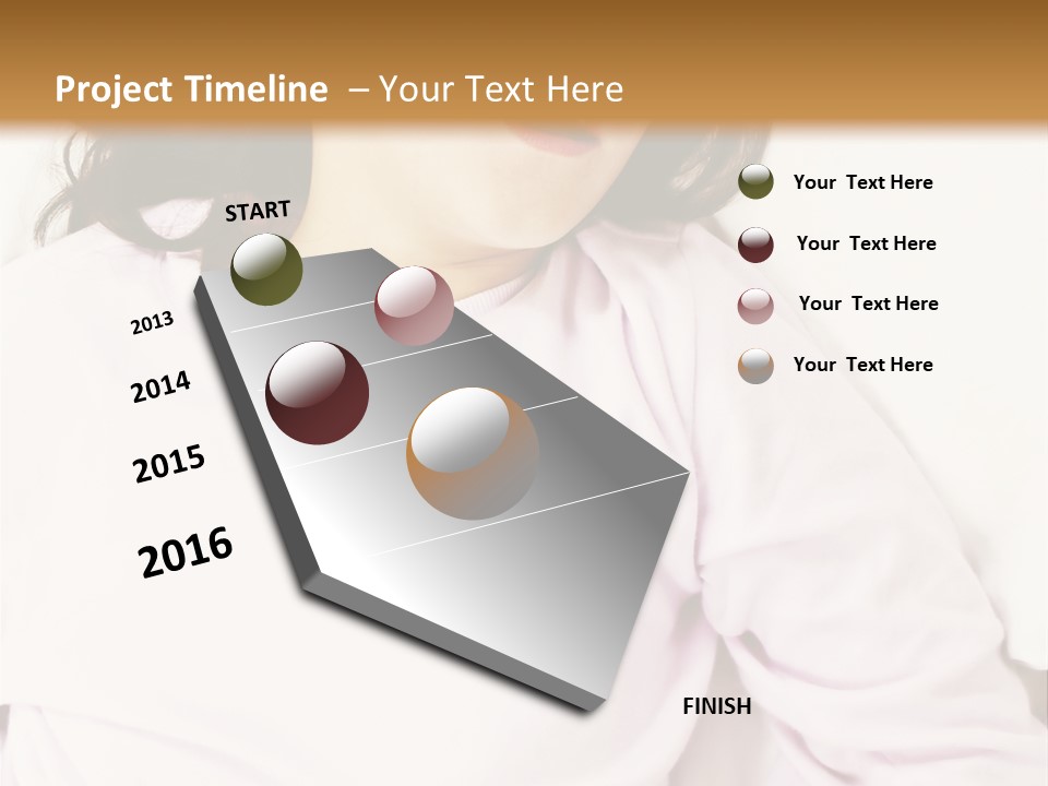 Childhood Small Resting PowerPoint Template