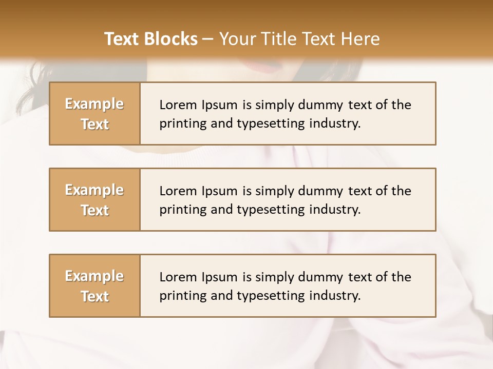 Childhood Small Resting PowerPoint Template