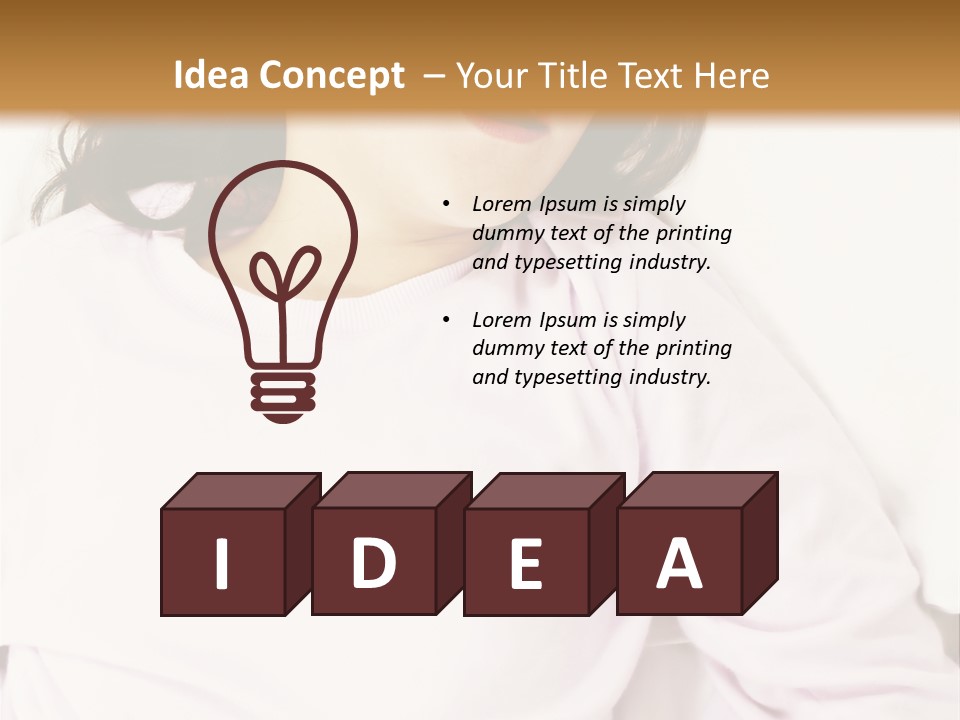 Childhood Small Resting PowerPoint Template