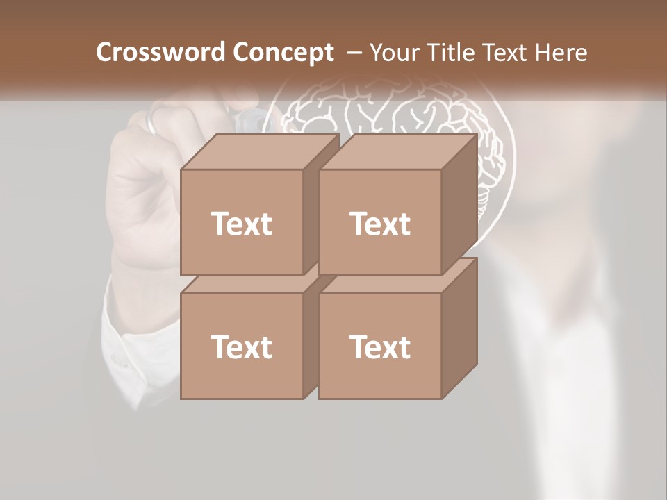 Intelligence Science Brainstorm PowerPoint Template
