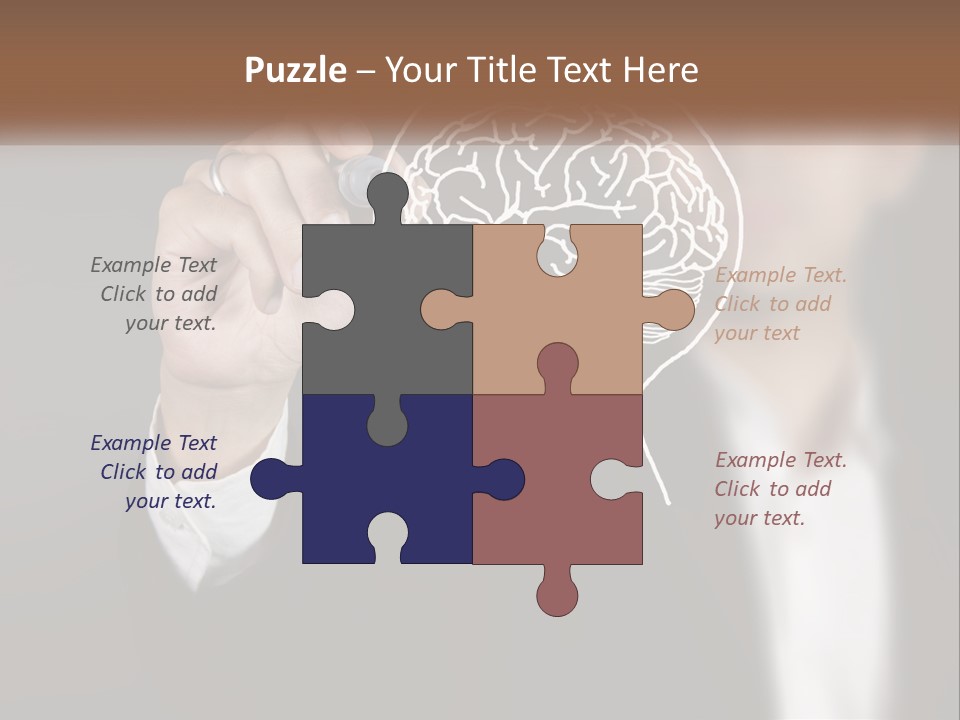 Intelligence Science Brainstorm PowerPoint Template