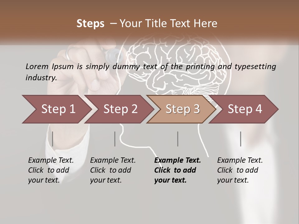 Intelligence Science Brainstorm PowerPoint Template