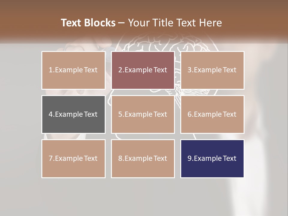 Intelligence Science Brainstorm PowerPoint Template