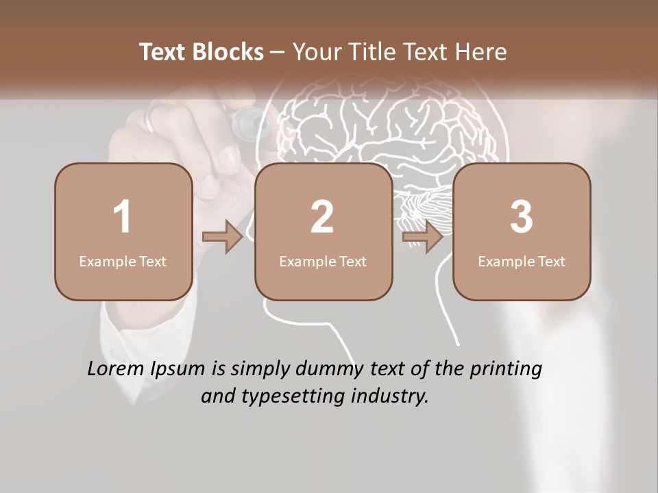 Intelligence Science Brainstorm PowerPoint Template