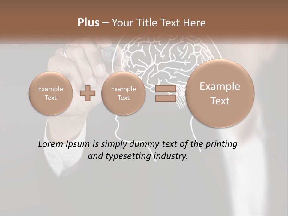 Intelligence Science Brainstorm PowerPoint Template