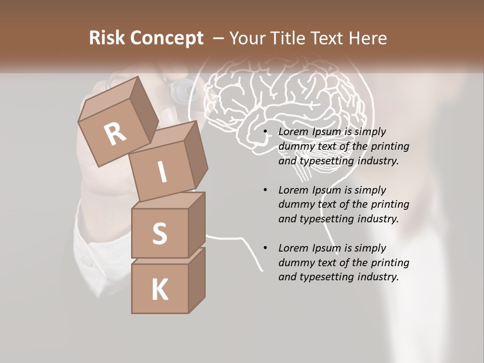 Intelligence Science Brainstorm PowerPoint Template