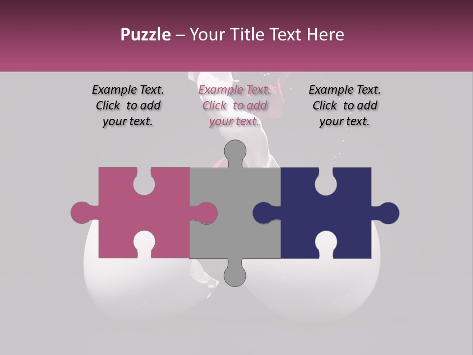 Energy Divided Individuality PowerPoint Template