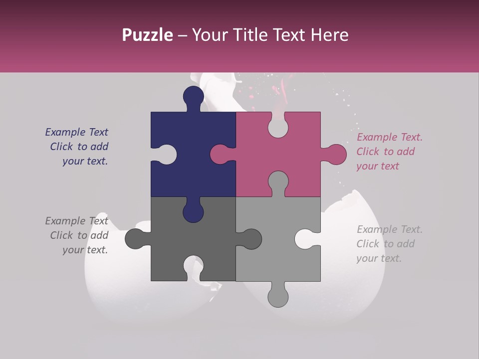 Energy Divided Individuality PowerPoint Template