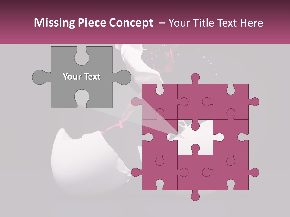 Energy Divided Individuality PowerPoint Template