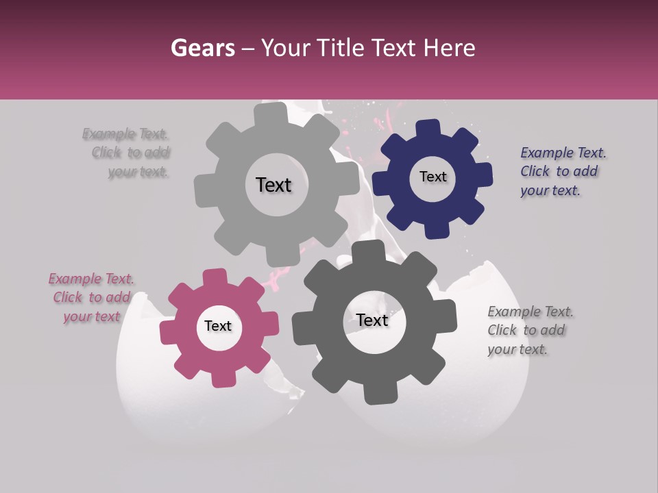 Energy Divided Individuality PowerPoint Template