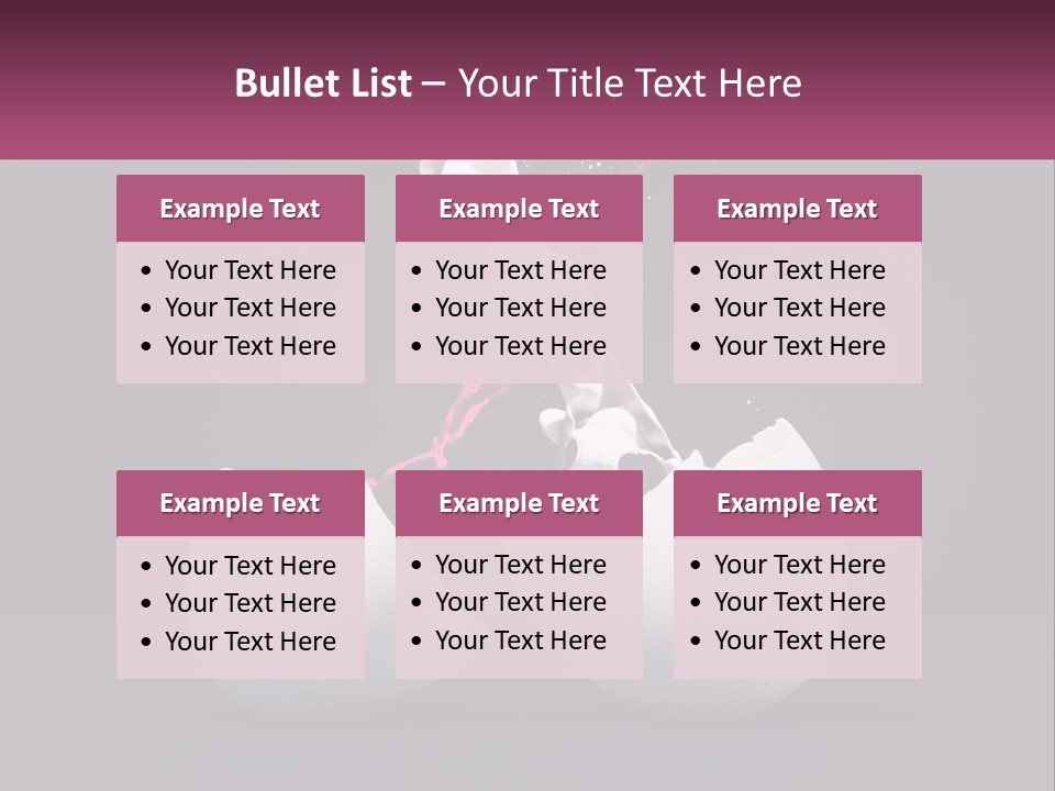 Energy Divided Individuality PowerPoint Template
